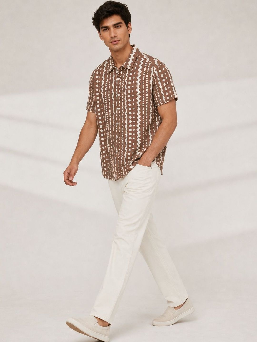 Men Standard Printed Casual Shirt
