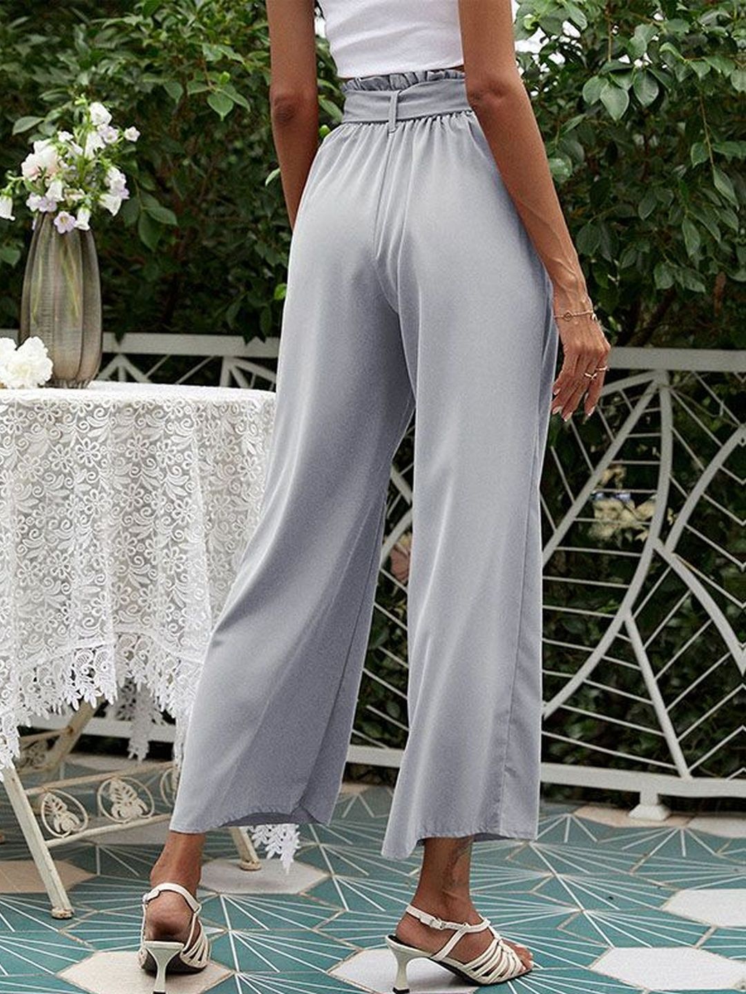 Women Loose Fit Non Iron Trousers
