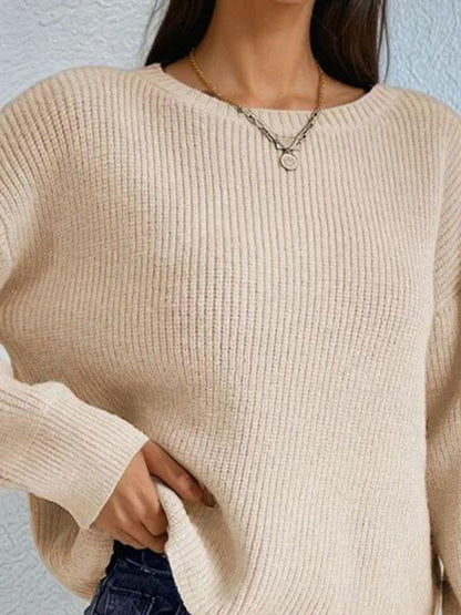 Women Ribbed Pullover