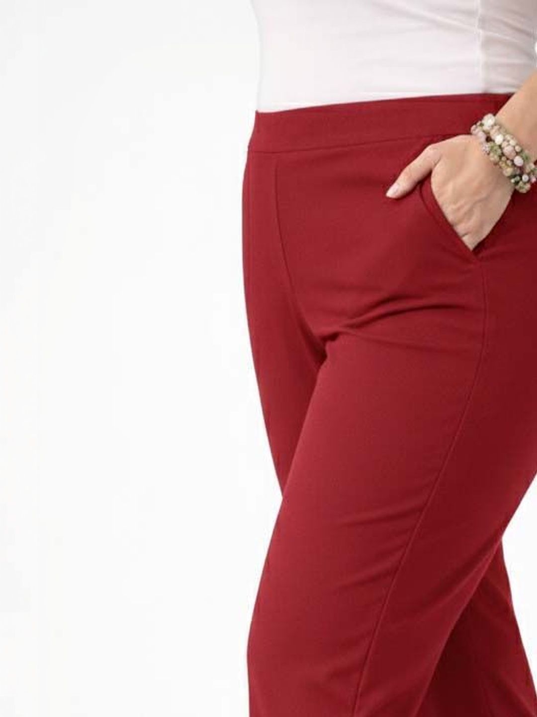 Women Wrinkle Free Trousers