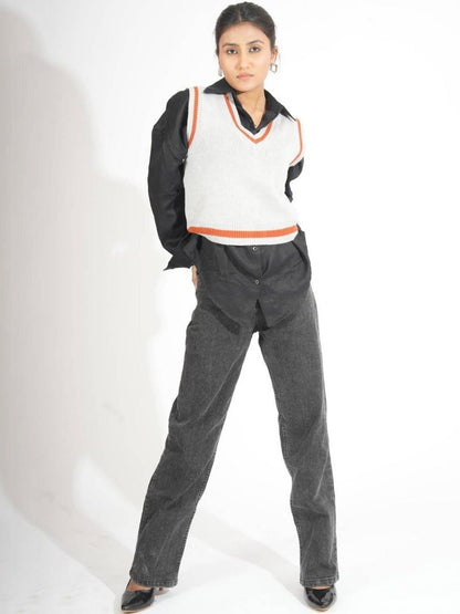 NOWI Women Woollen Sweater Vest