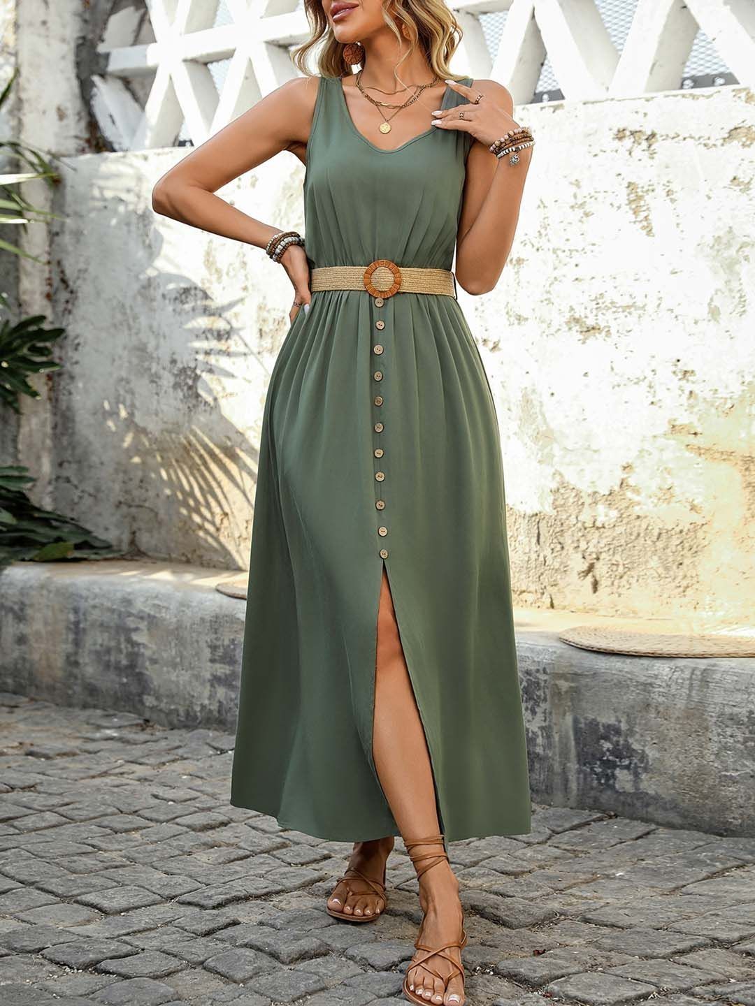 Liva A-Line Maxi Dress