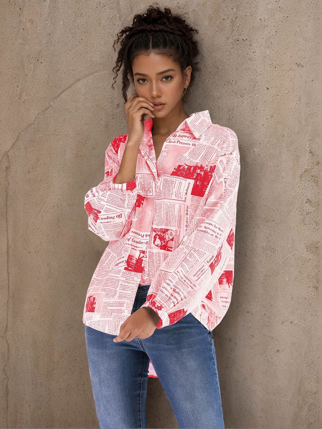 Women Printed Casual Shirt