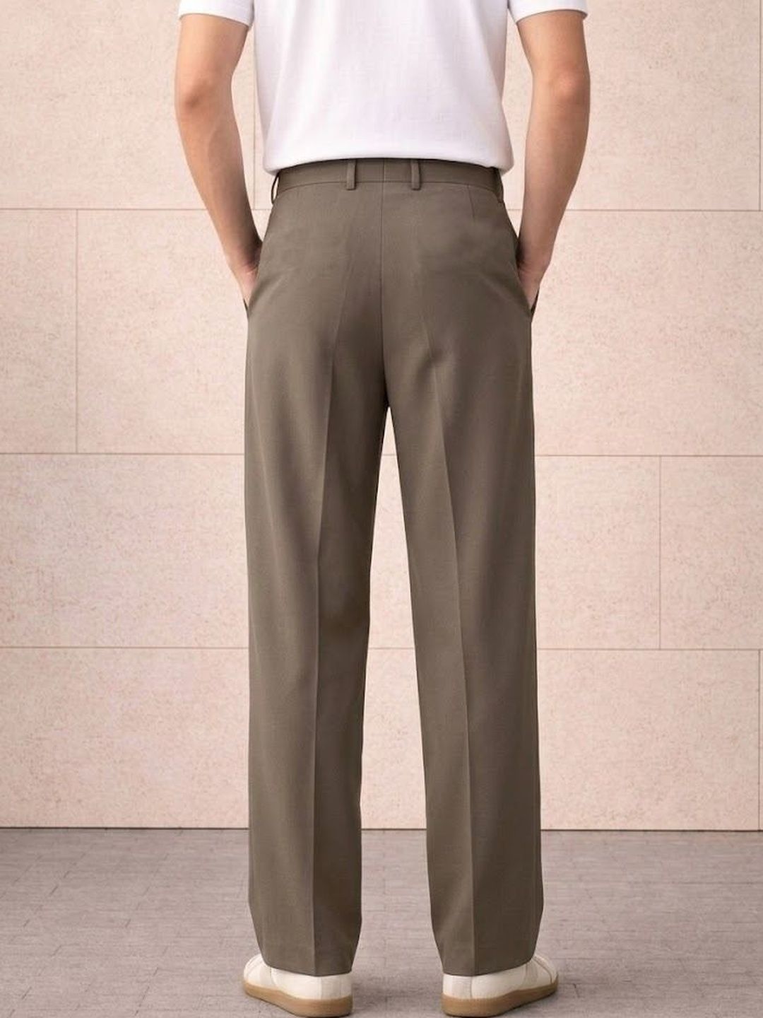 Men Pleated Trousers