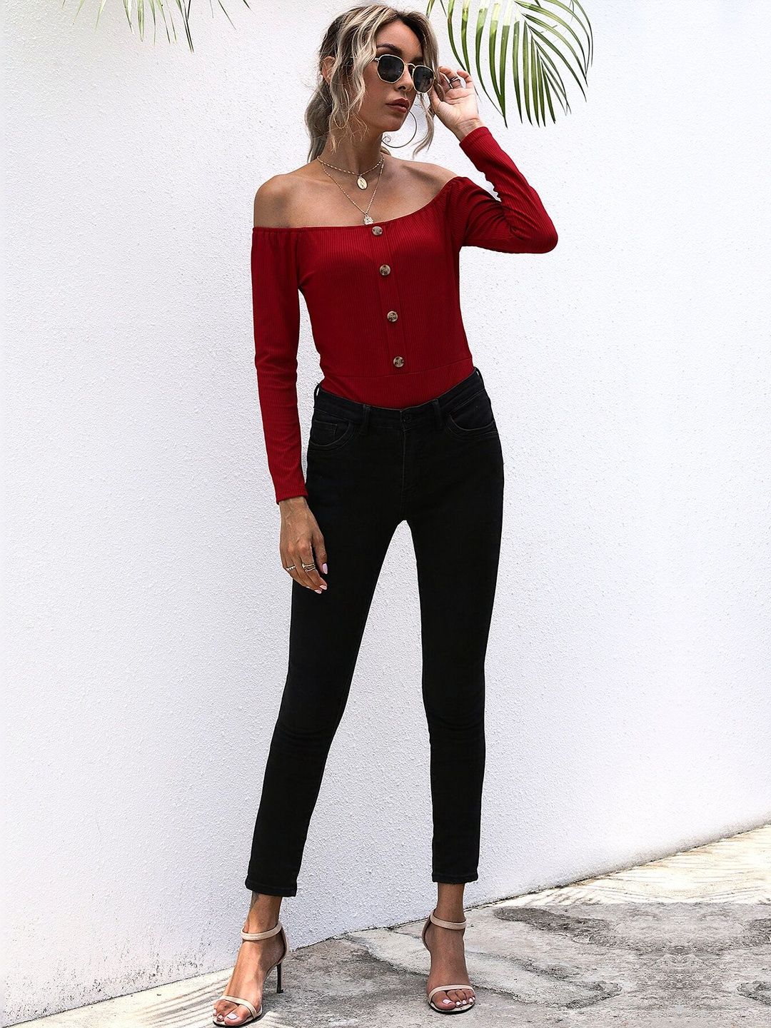 Off-Shoulder Bodysuit