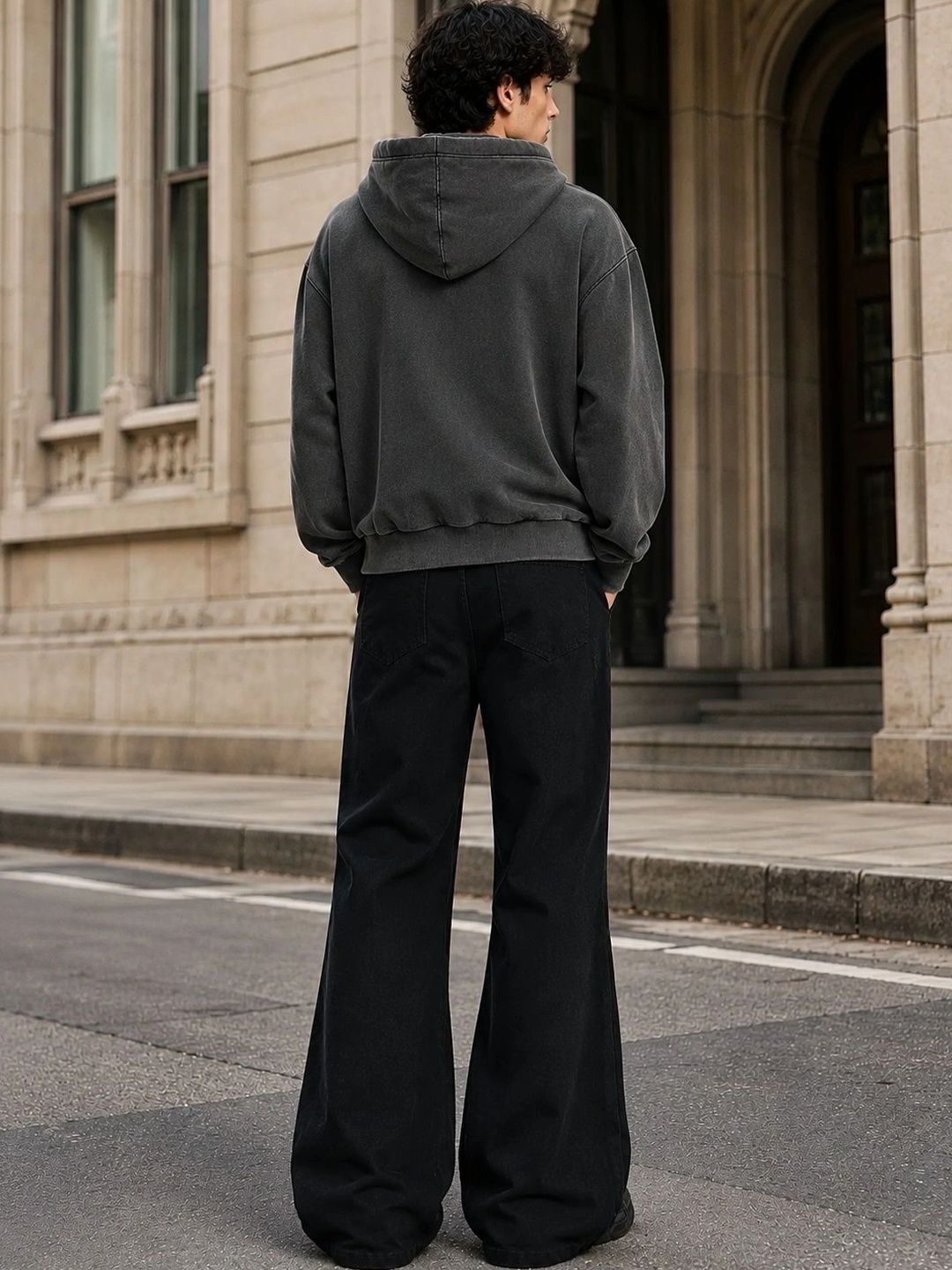 Men Bootcut High-Rise Jeans
