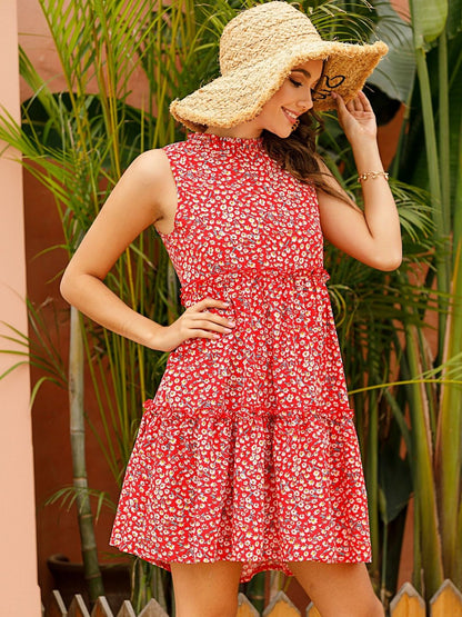 Floral Print Fit & Flare Dress