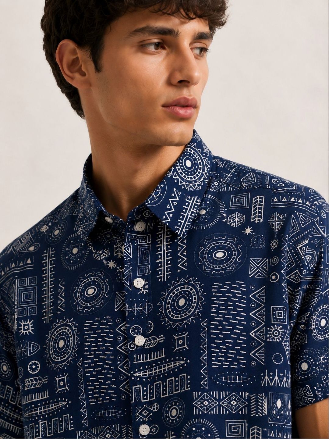 Men Standard Printed Casual Shirt