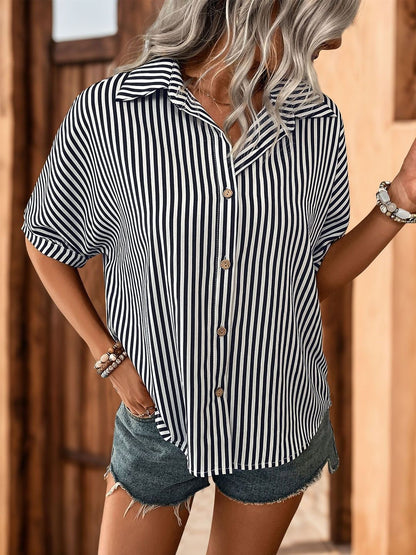 Women Striped Casual Shirt