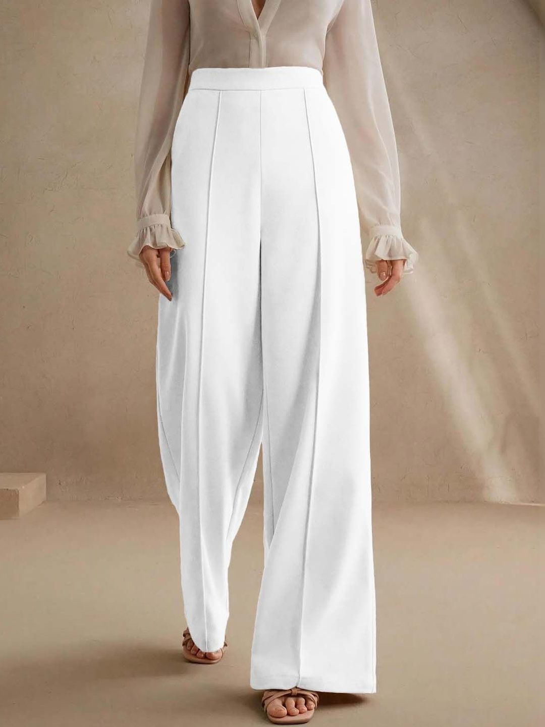 Women Wrinkle Free Trousers