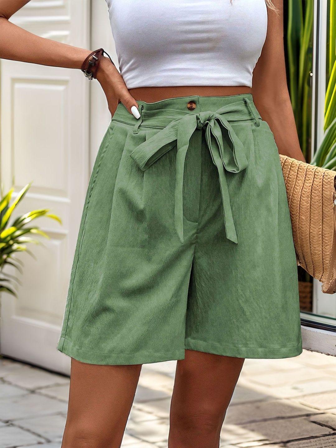 Women High-Rise Fashion Shorts