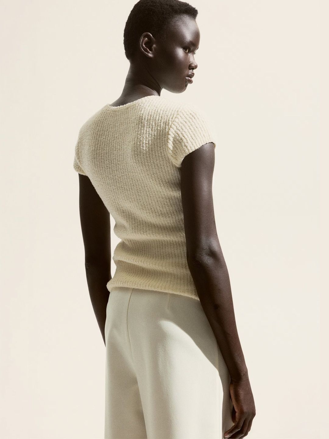 NOWI Women Straight Fit High-Rise Pleated Trousers