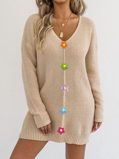 Women Pullover with Embroidered Detail