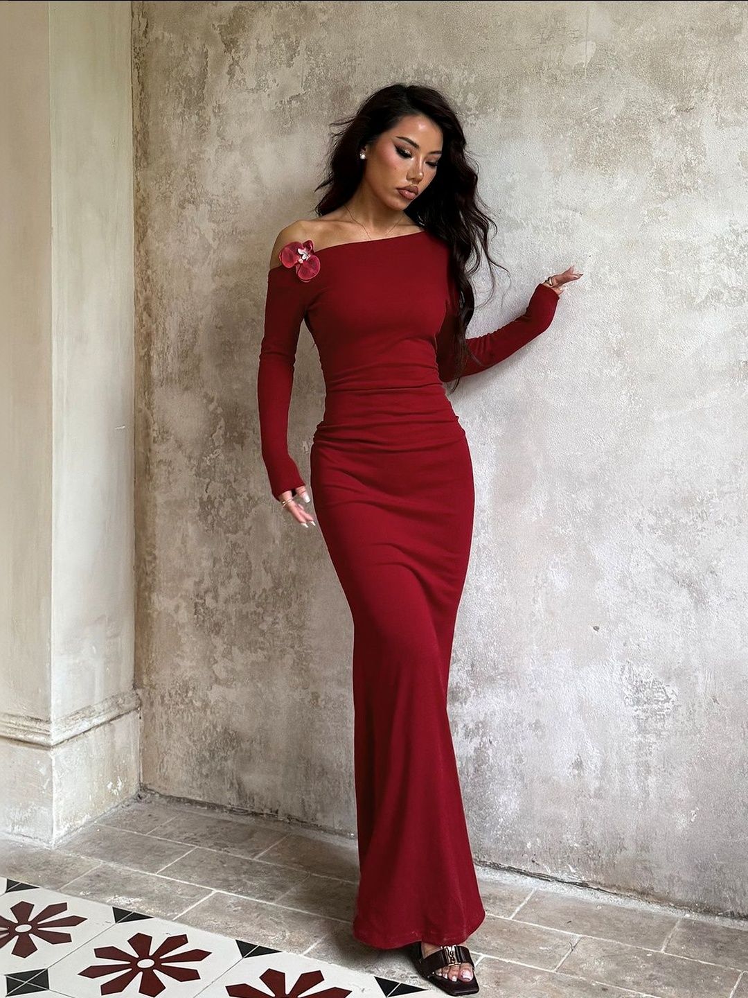 NOWI Sheath Maxi Dress