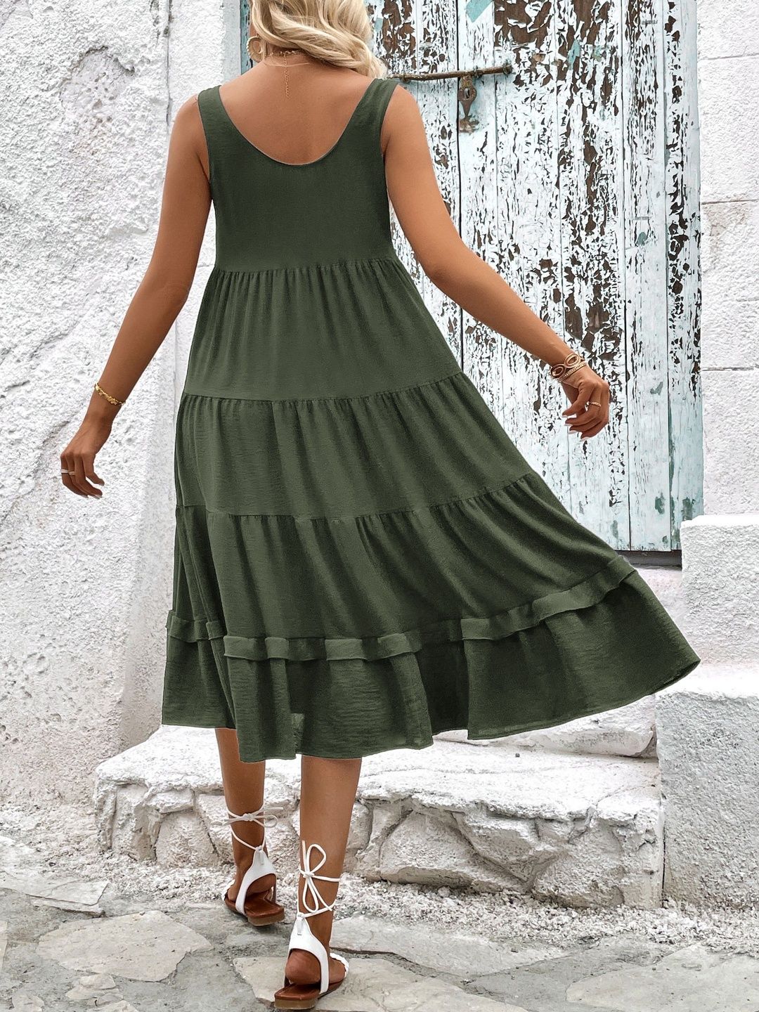 A-Line Midi Dress