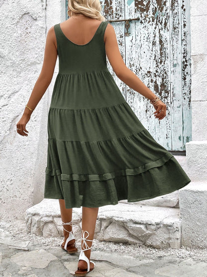 A-Line Midi Dress