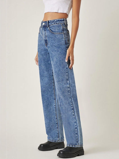 Women Pack Of 2 High-Ris Clean Look Stretchable Cotton Jeans