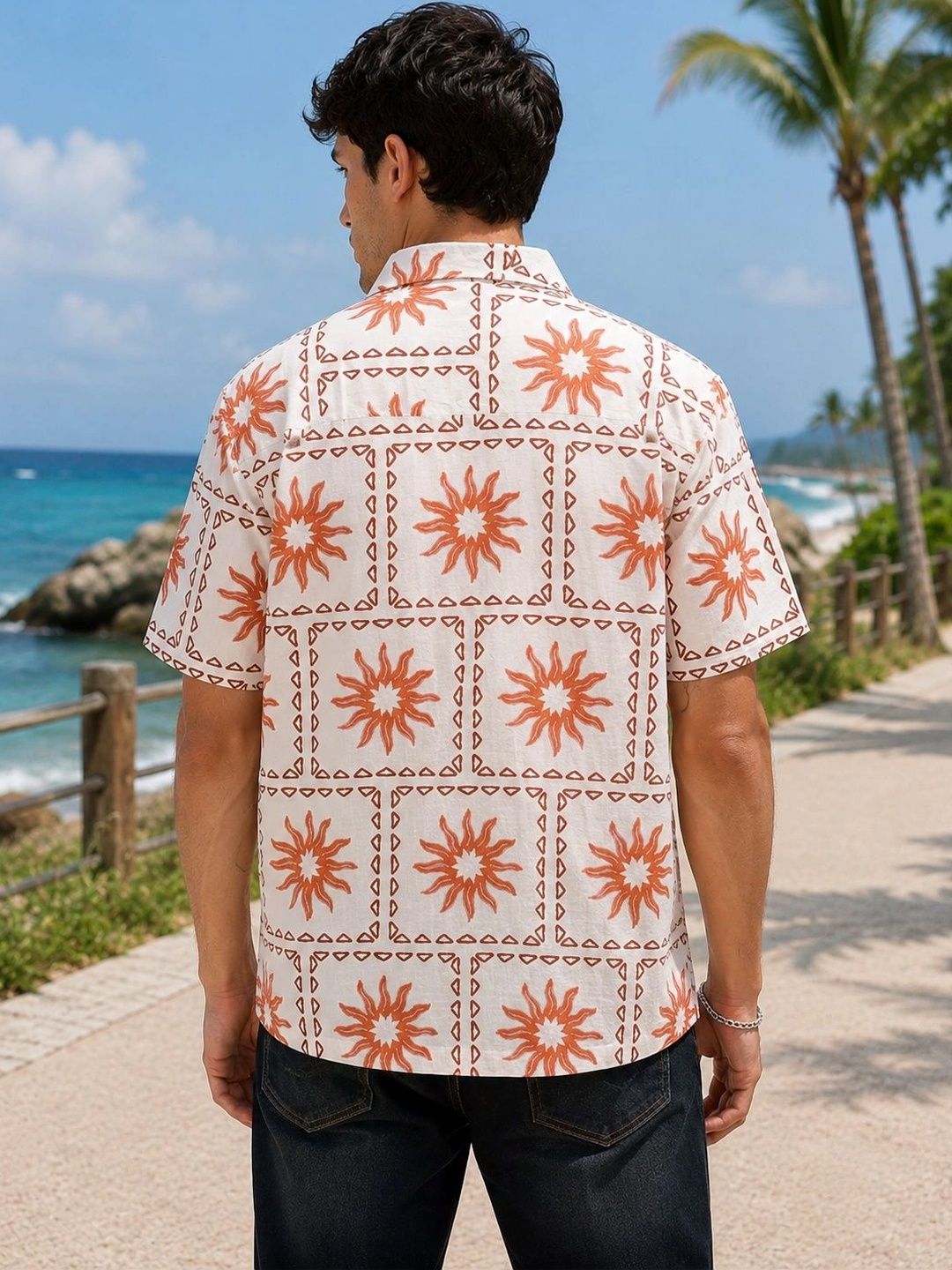 Men Printed Casual Shirt