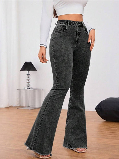Women Bootcut High-Rise Light Fade Stretchable Jeans