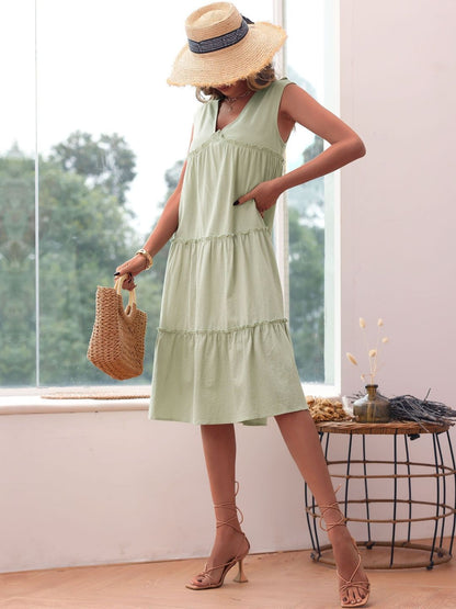 A-Line Midi Dress