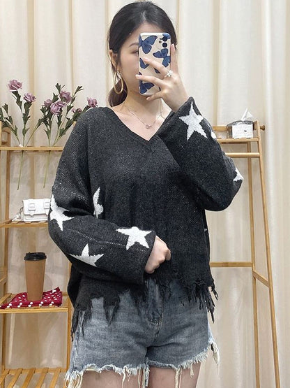 Women's Nowi Women Printed Pullover With Fringed Detail
