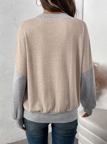 Women Colourblocked Sweatshirt