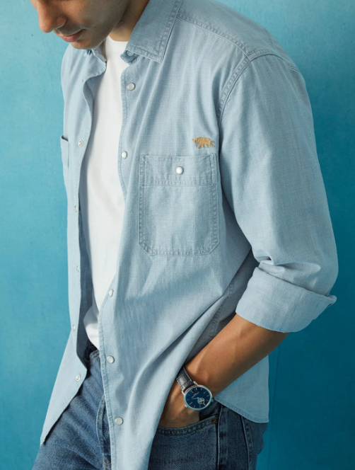 Indigo Men's Casual Shirt