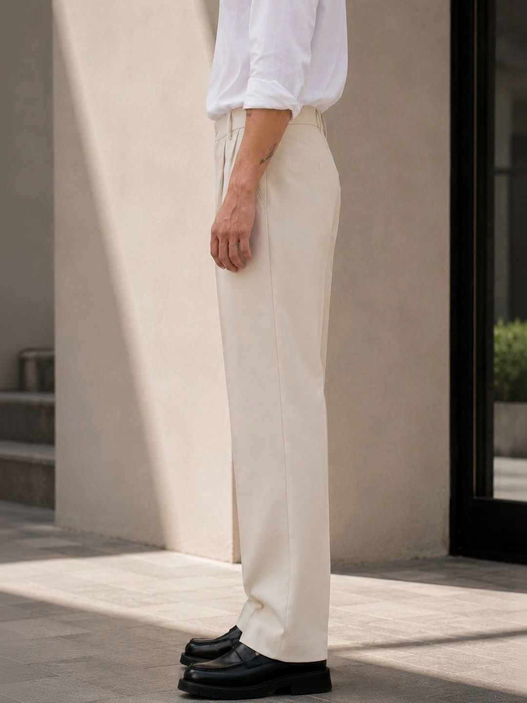 Men Wrinkle Free Trousers