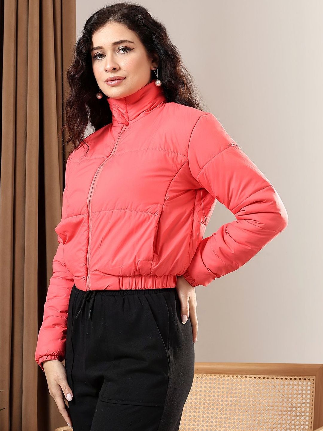 NOWI Women Lightweight Crop Puffer Jacket