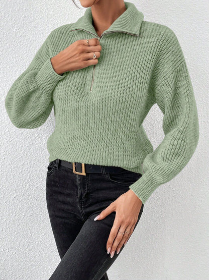 Women Ribbed Pullover