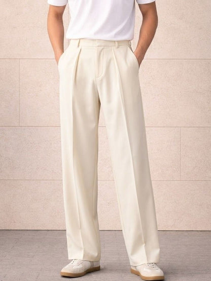 Men Pleated Trousers