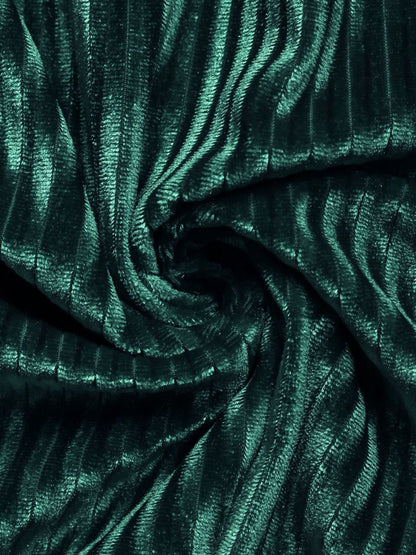 Women's Green Puff Sleeve Dress Blend