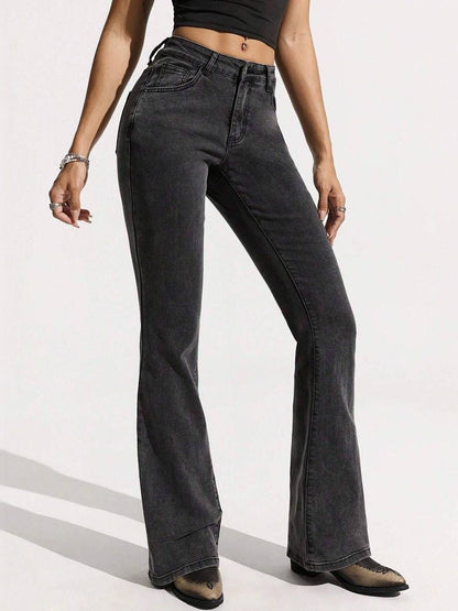Women Bootcut High-Rise Light Fade Stretchable Jeans