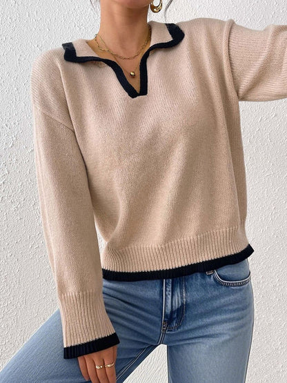 Women Colourblocked Pullover