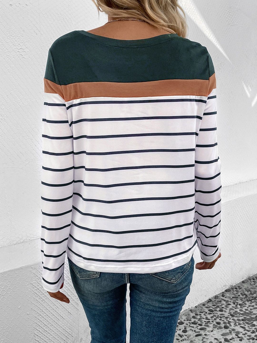 Women Colourblocked T-shirt