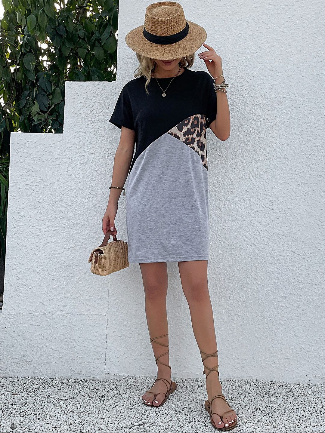 Colourblocked Dress