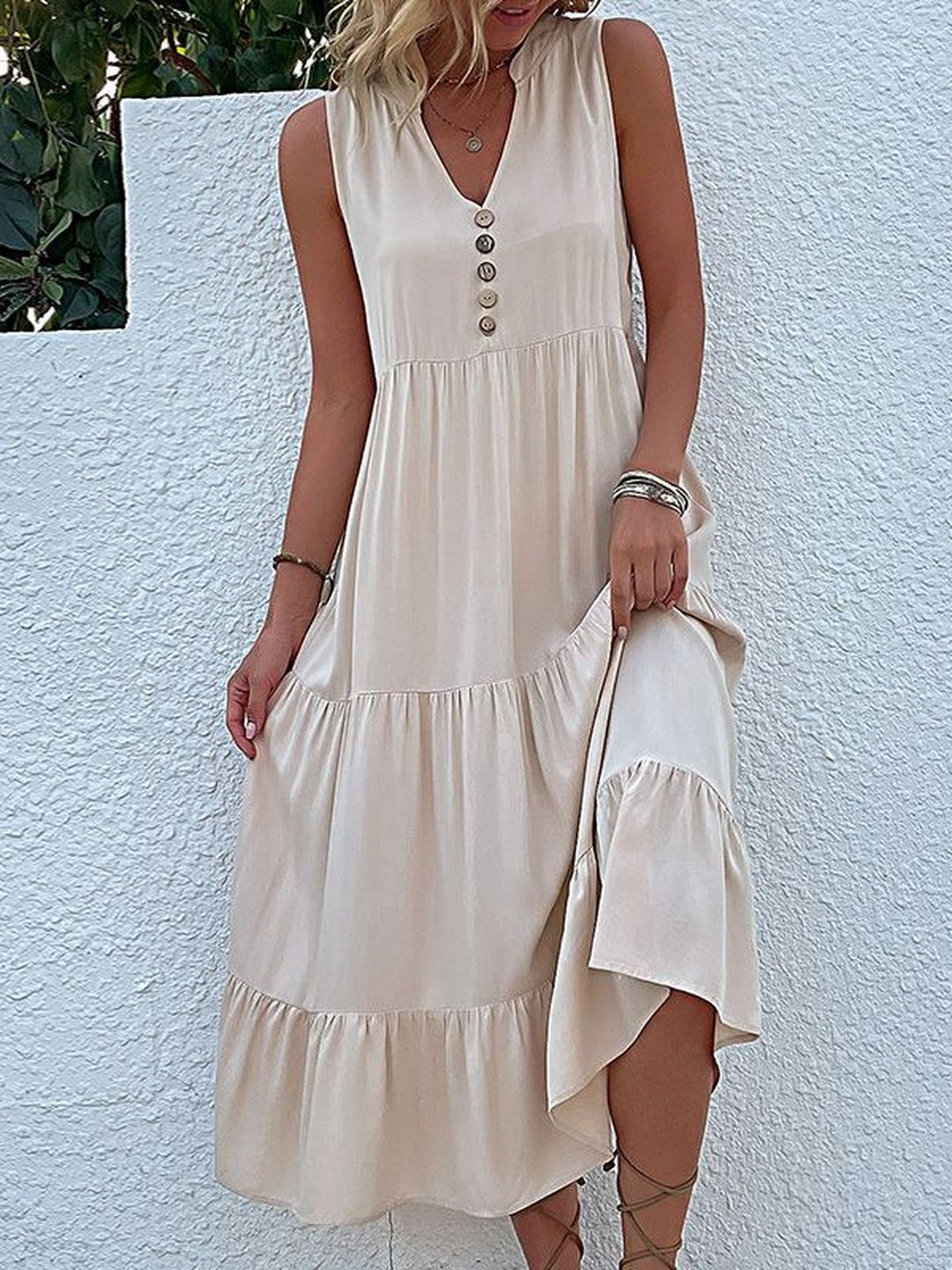 A-Line Midi Dress