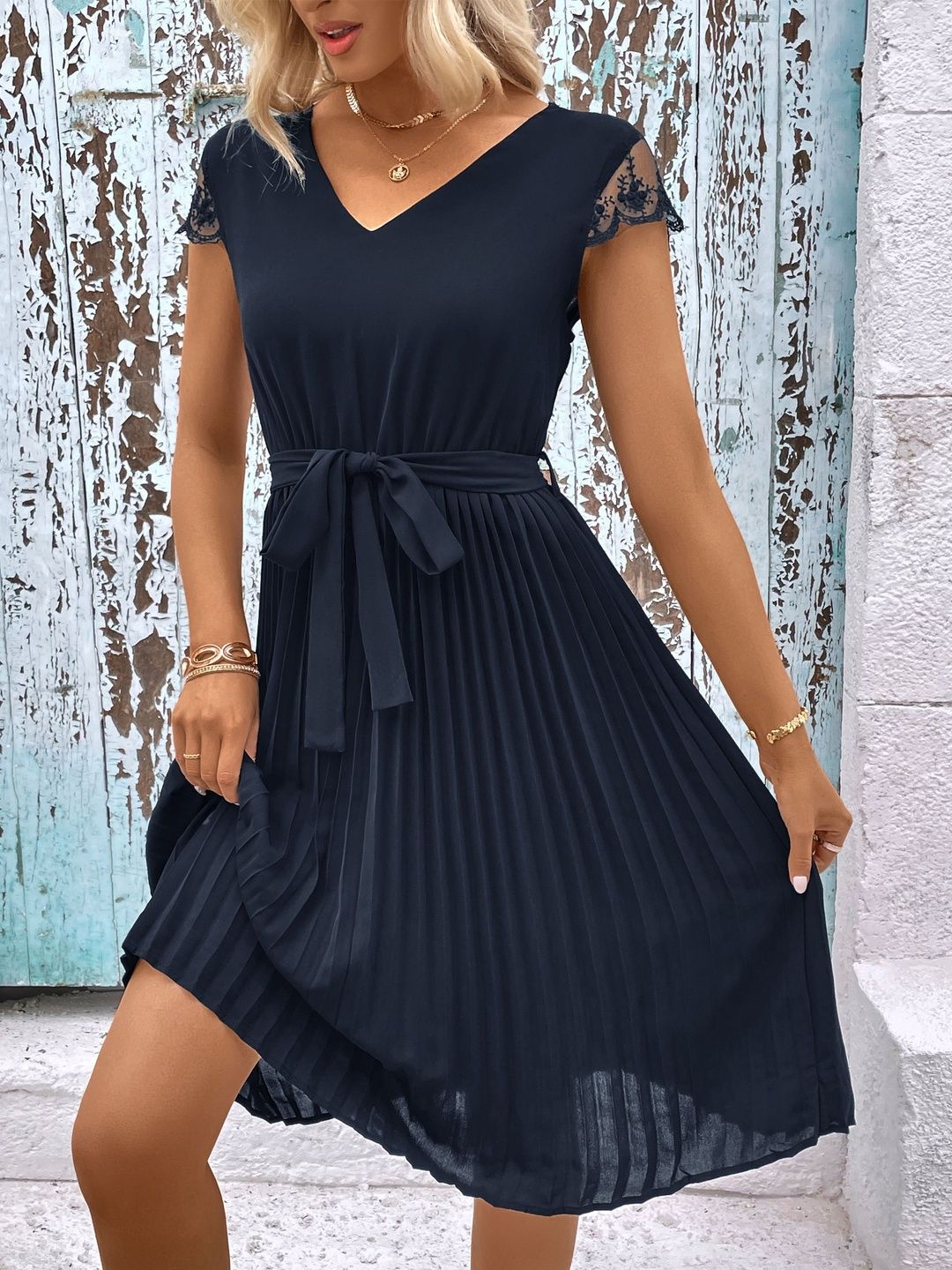 Fit & Flare Midi Dress