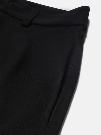 Women High-Rise Regular Fit Formal Trousers