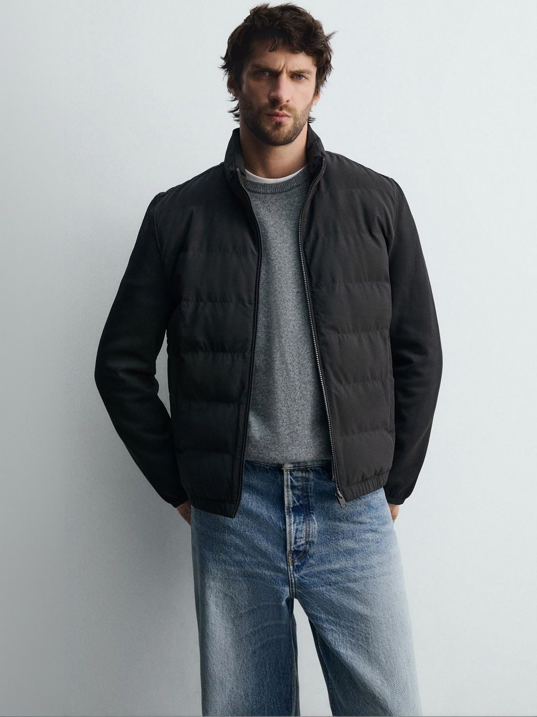 Lightweight Padded Jacket - Nowi Korean Fashion