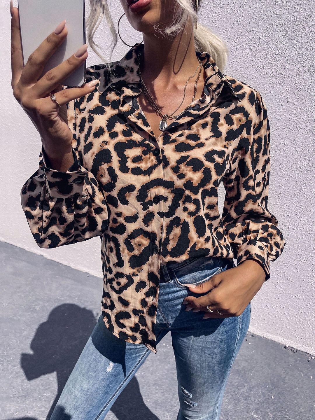 Women Animal Printed Casual Shirt