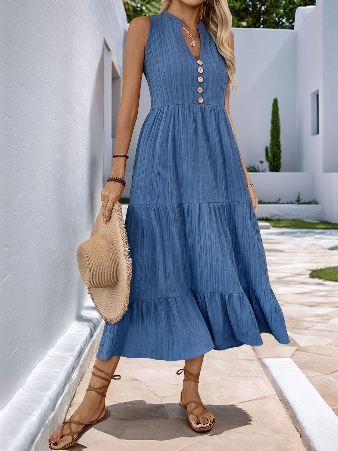 Fit & Flare Midi Dress
