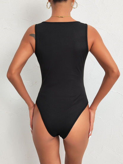 Self Design Cotton Bodysuit