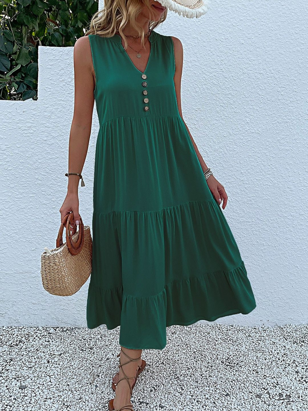 A-Line Midi Dress