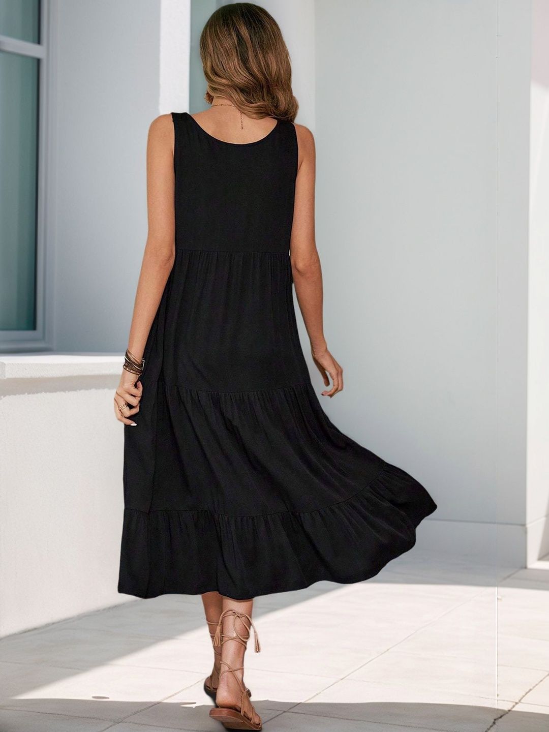A-Line Midi Dress