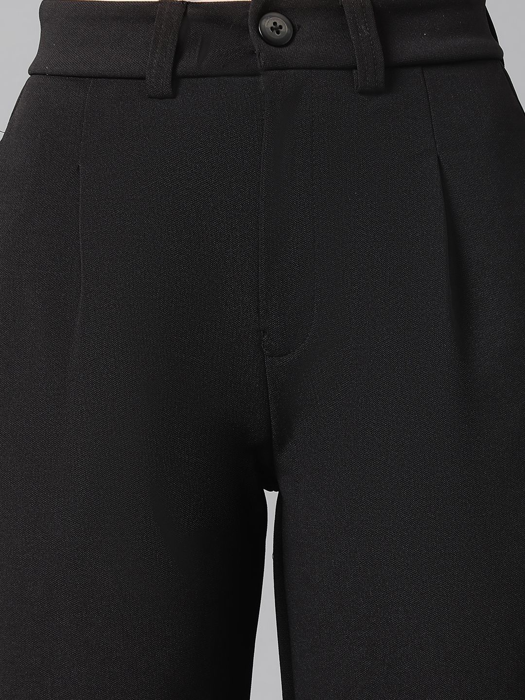 NOWI Women High-Rise Regular Fit Formal Trousers