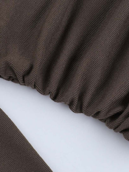 Women's Brown Cotton Top Printed Regular Fit