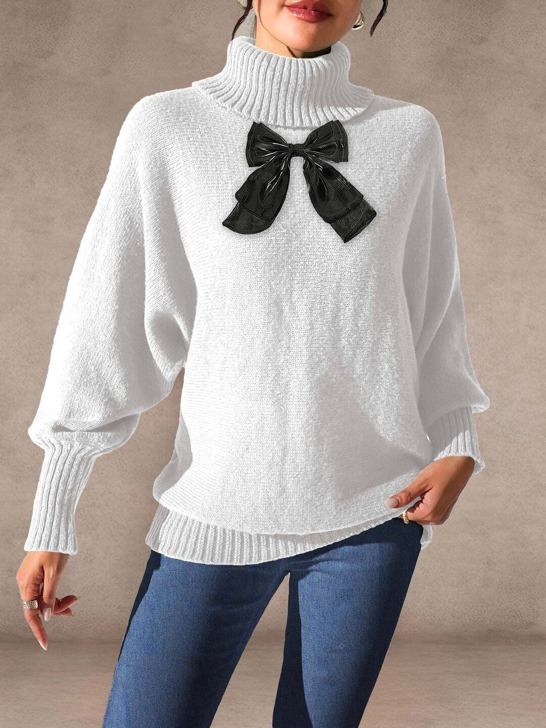 Women Pullover with Embellished Detail