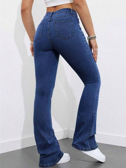 Women Bootcut High-Rise Stretchable Jeans
