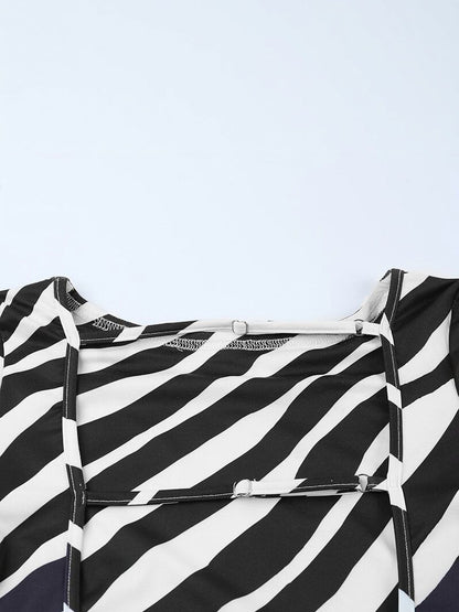 Animal Print Sheath Mini Dress